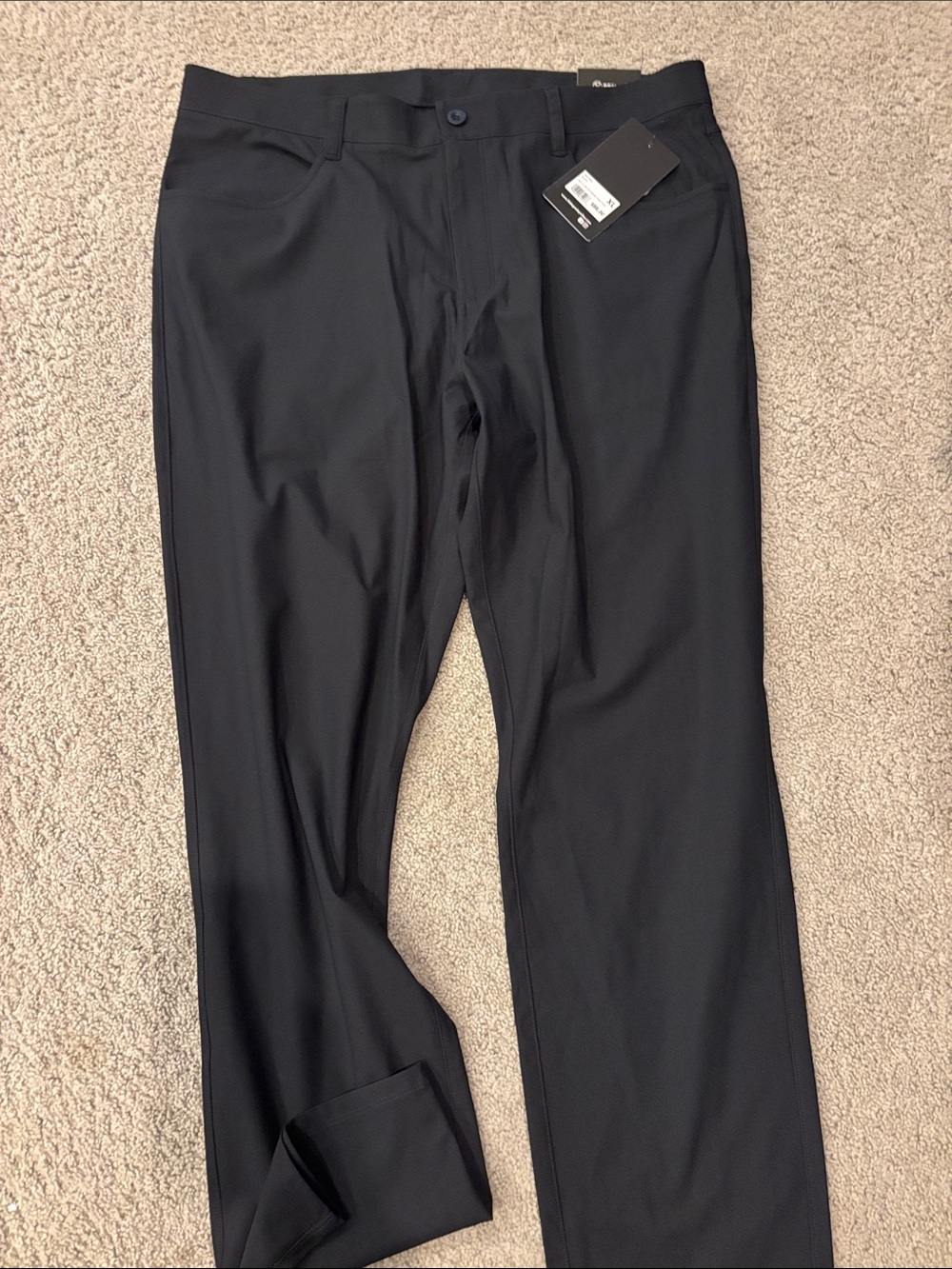 90 Degree By Reflex Men's Black Chinos - Sleek Stretch Fabric